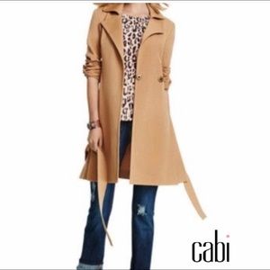 Casablanca camel trench coat by cabi